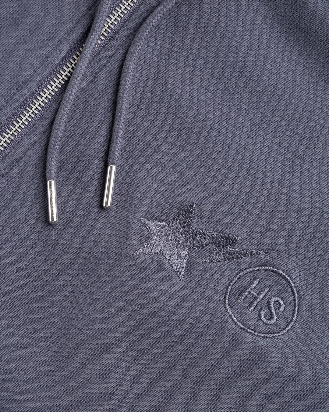 BAPE x Highsnobiety – Heavy Washed Zip Hoodie Charcoal - Sweats - Grey - Image 5