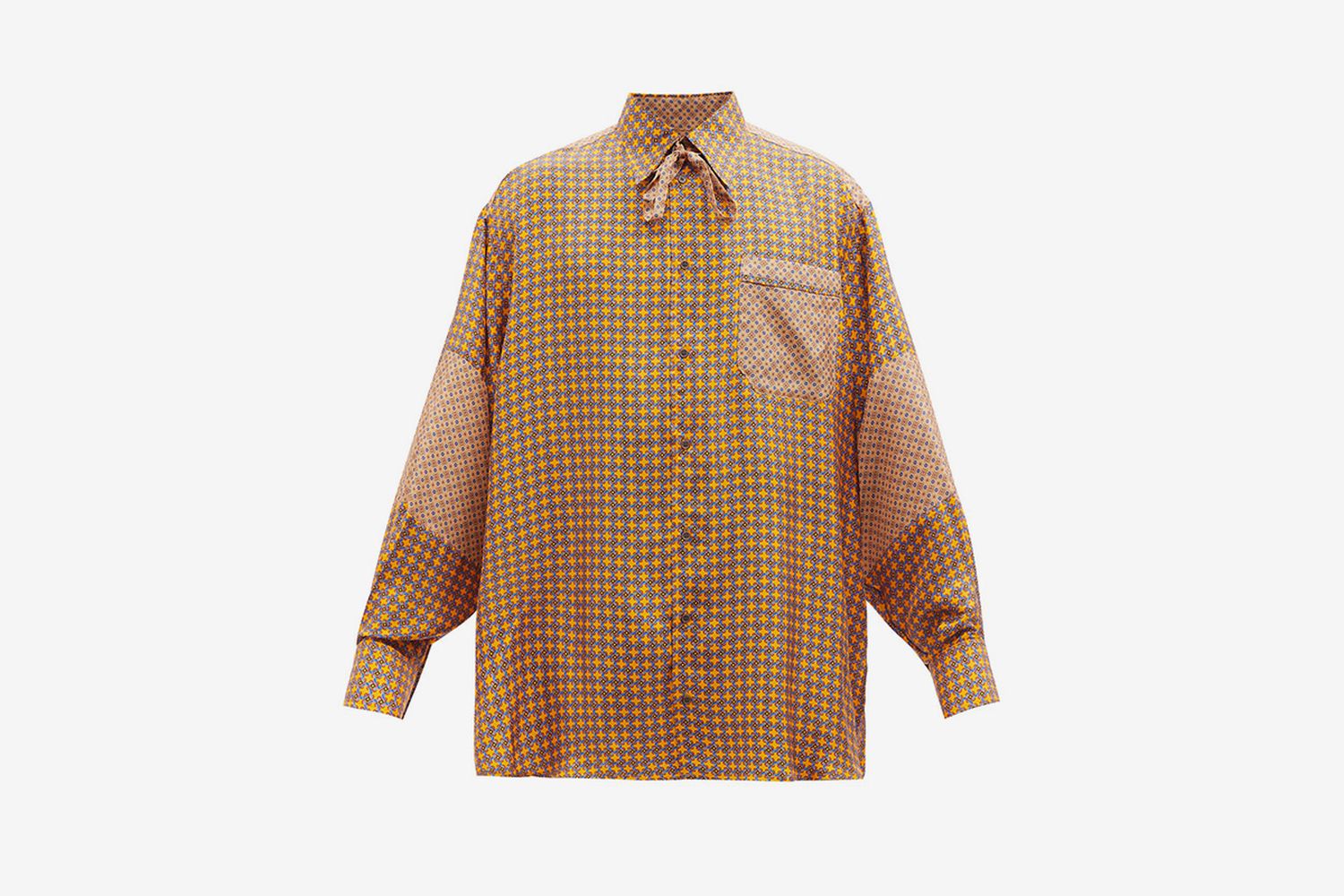 Geometric-Print Shirt