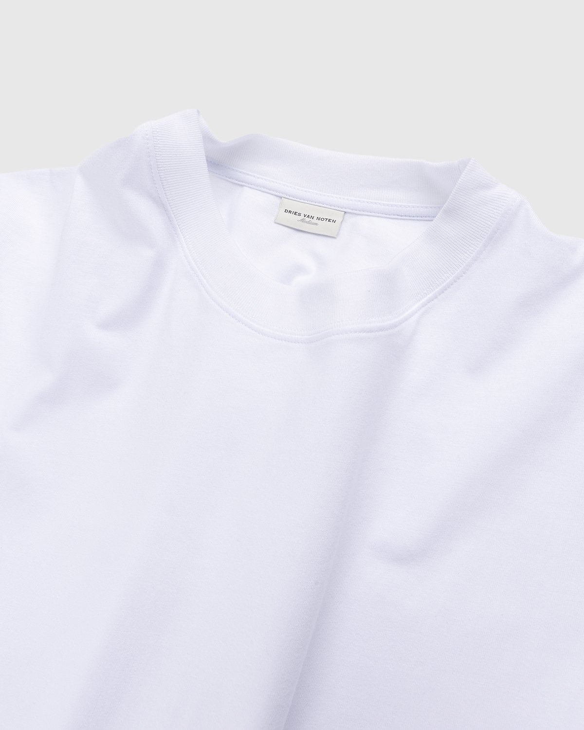 Dries van Noten – Hen Oversized T-Shirt White - T-Shirts - White - Image 3