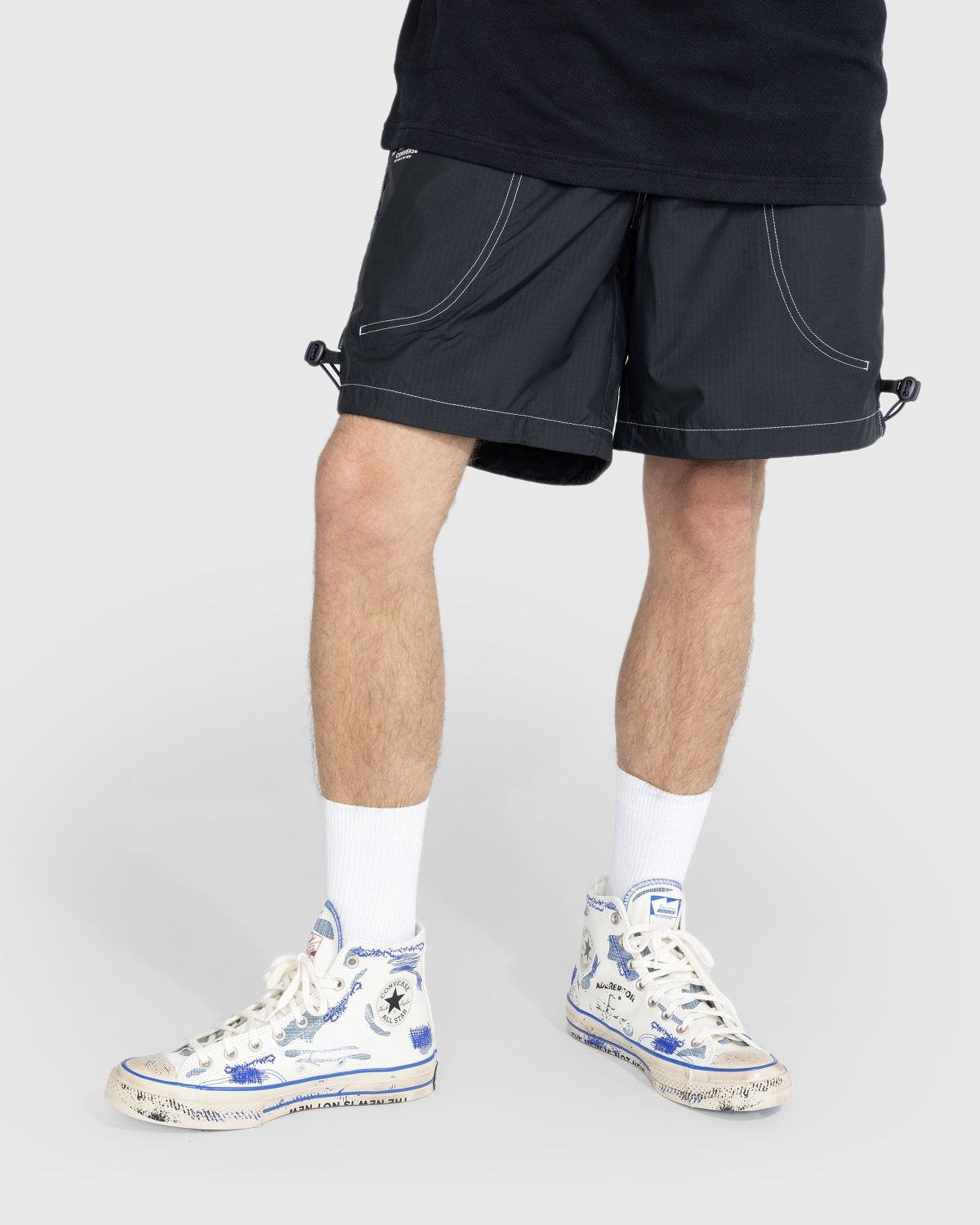 Converse x Ader Error – Shapes Shorts Converse Black - Shorts - Black - Image 2