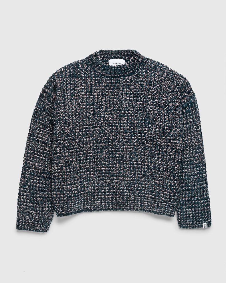 Knit Crewneck Sweater Ocean Depths
