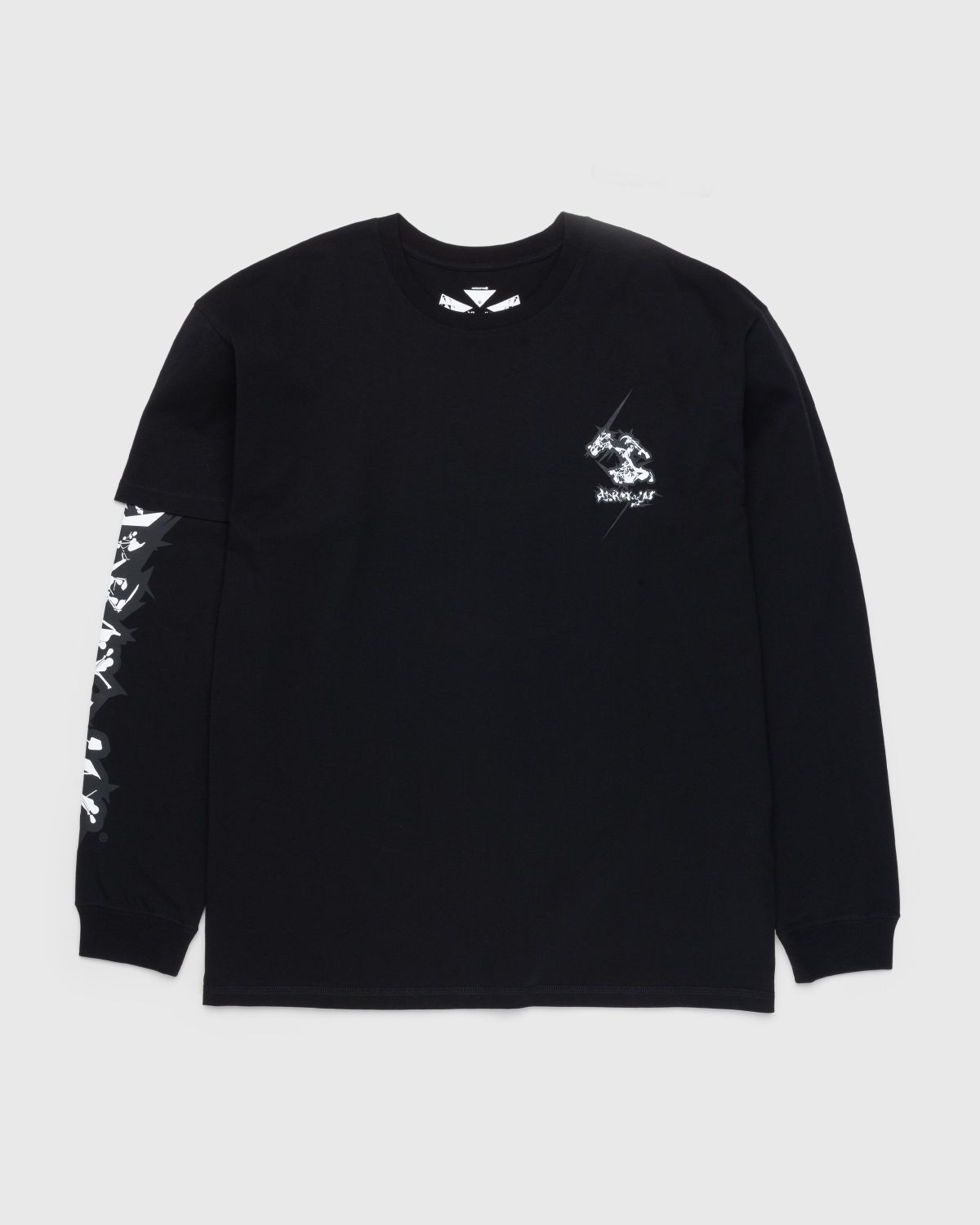 ACRONYM – S29-PR-B Organic Cotton Longsleeve T-Shirt Black - Tops - Black - Image 1