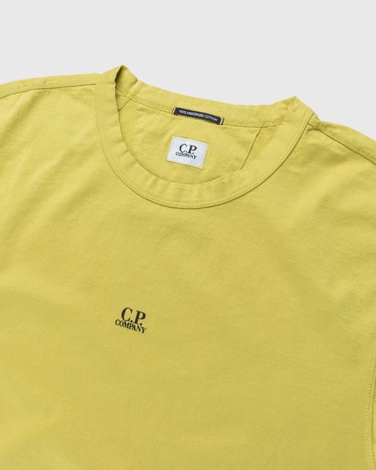 C.P. Company – Mercerized Light Jersey T-Shirt Light Golden Palm ...