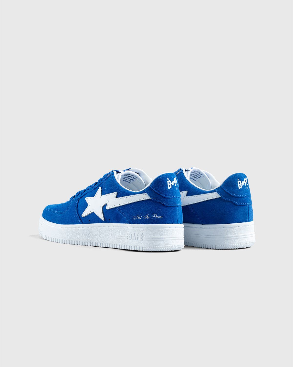 BAPE x Highsnobiety – BAPE STA Blue - Sneakers - Blue - Image 3