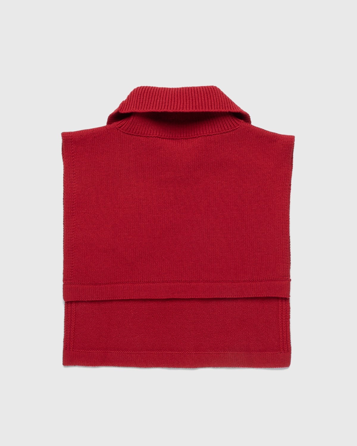 Jil Sander – Plastron Bib Red - Knitwear - Red - Image 2