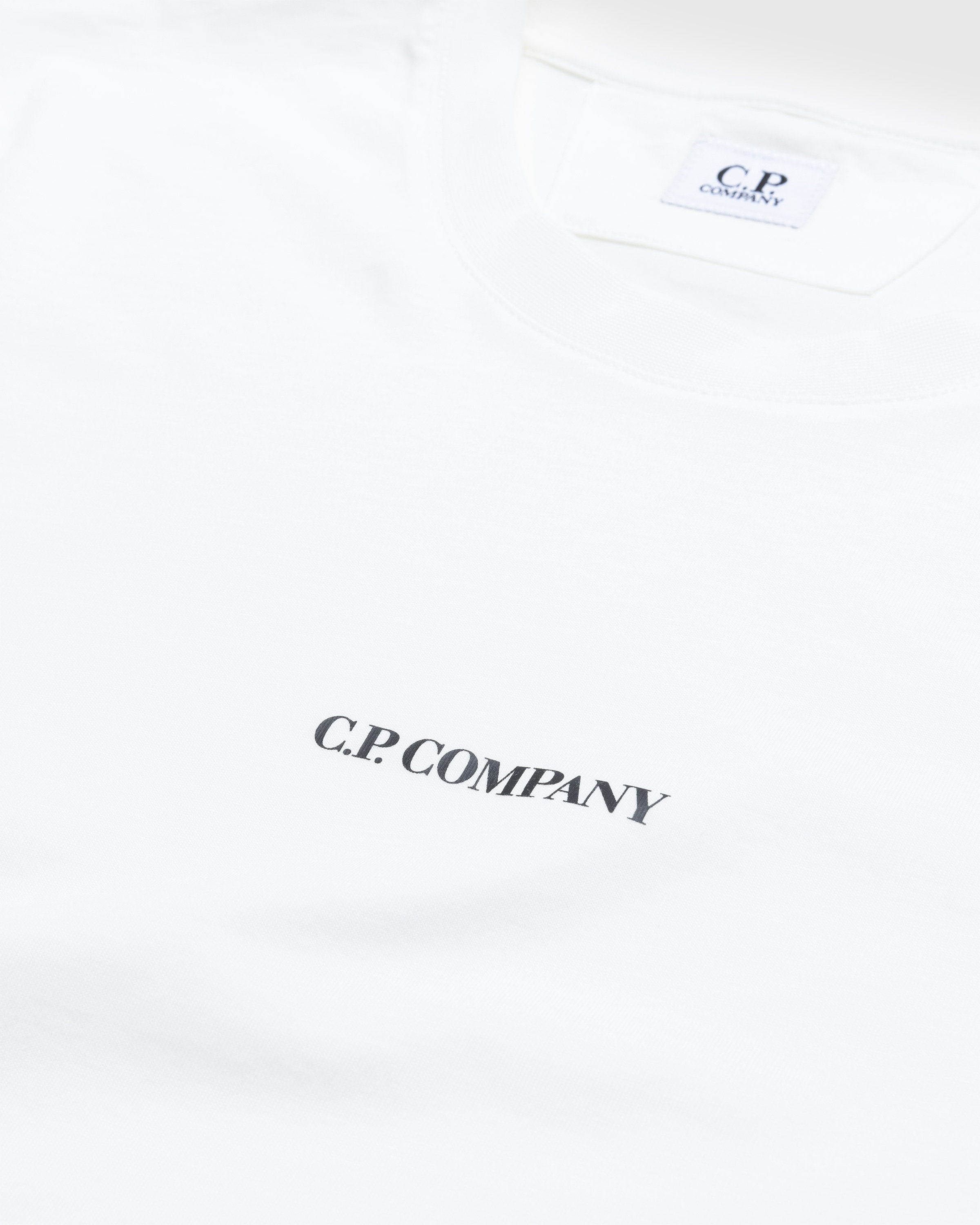 C.P. Company – 30/1 Logo T-Shirt White - Tops - White - Image 5