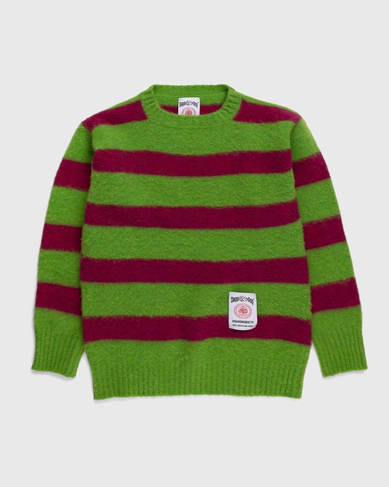 J. Press x Highsnobiety – Shaggy Dog Stripe Sweater Multi