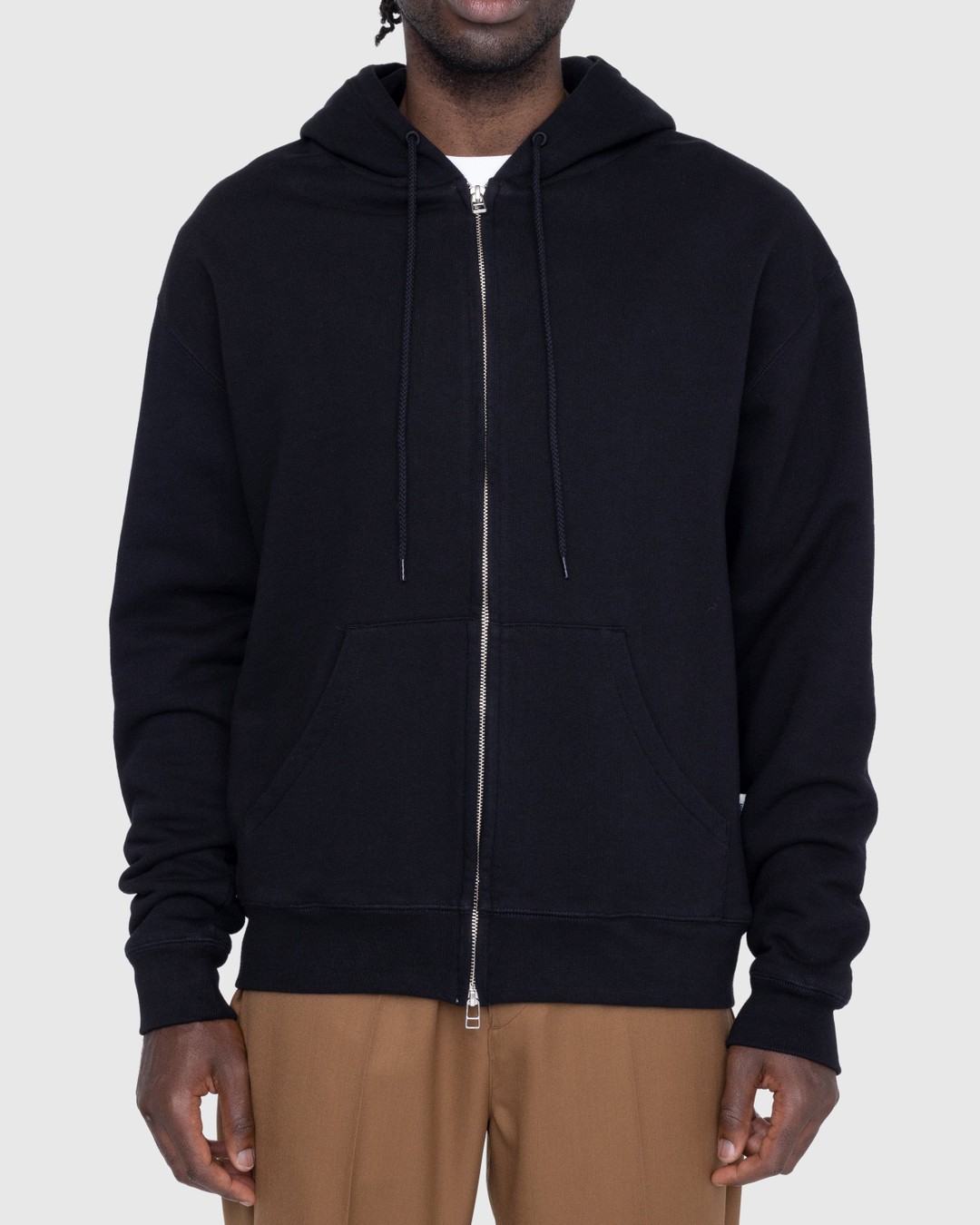 Highsnobiety – Thermal Zip Fleece Hoodie Black - Sweats - Black - Image 2