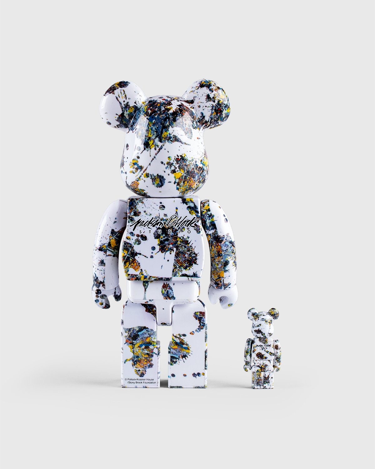 Medicom – Be@rbrick Jackson Pollock Studio Splash 100% and 400% Set - Arts & Collectibles - Multi - Image 2