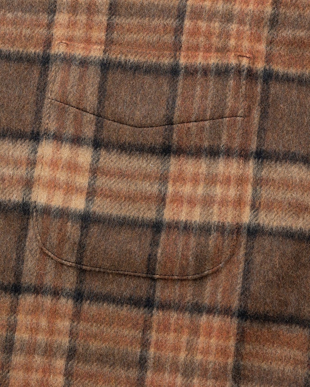 Our Legacy – Heusen Shirt Fox Brown Check - Shirts - Brown - Image 5
