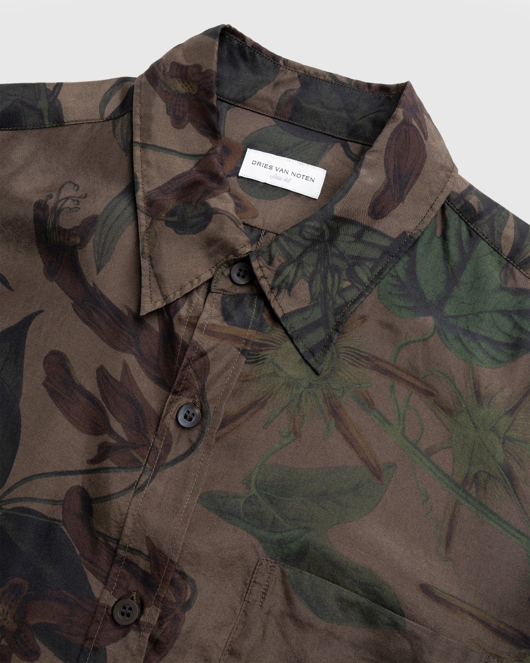 Dries van Noten – Corbino Shirt Brown - Shirts - Brown - Image 4