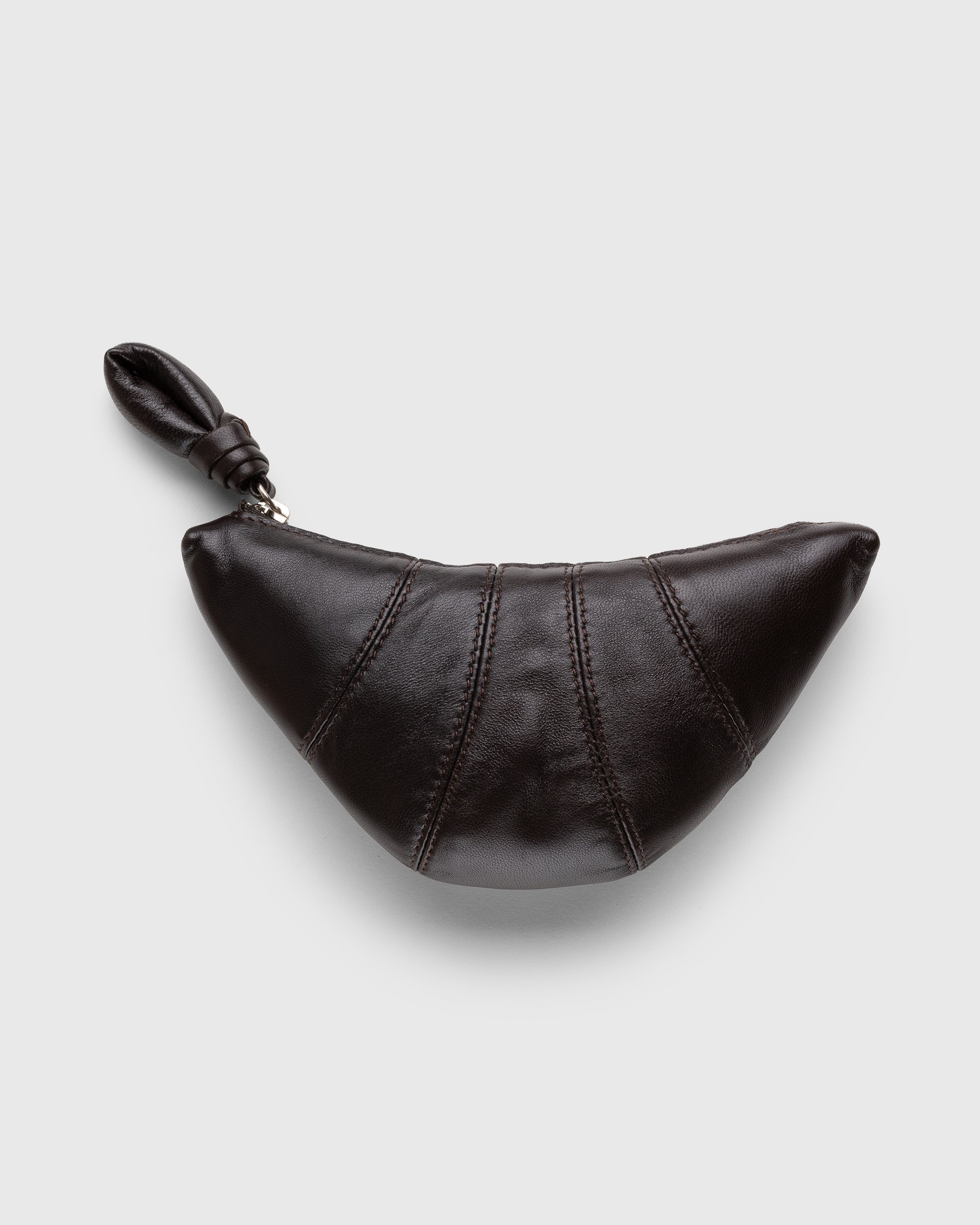 Lemaire x Highsnobiety – Not In Paris 4 Croissant Coin Purse Dark Chocolate - Wallets - Black - Image 1