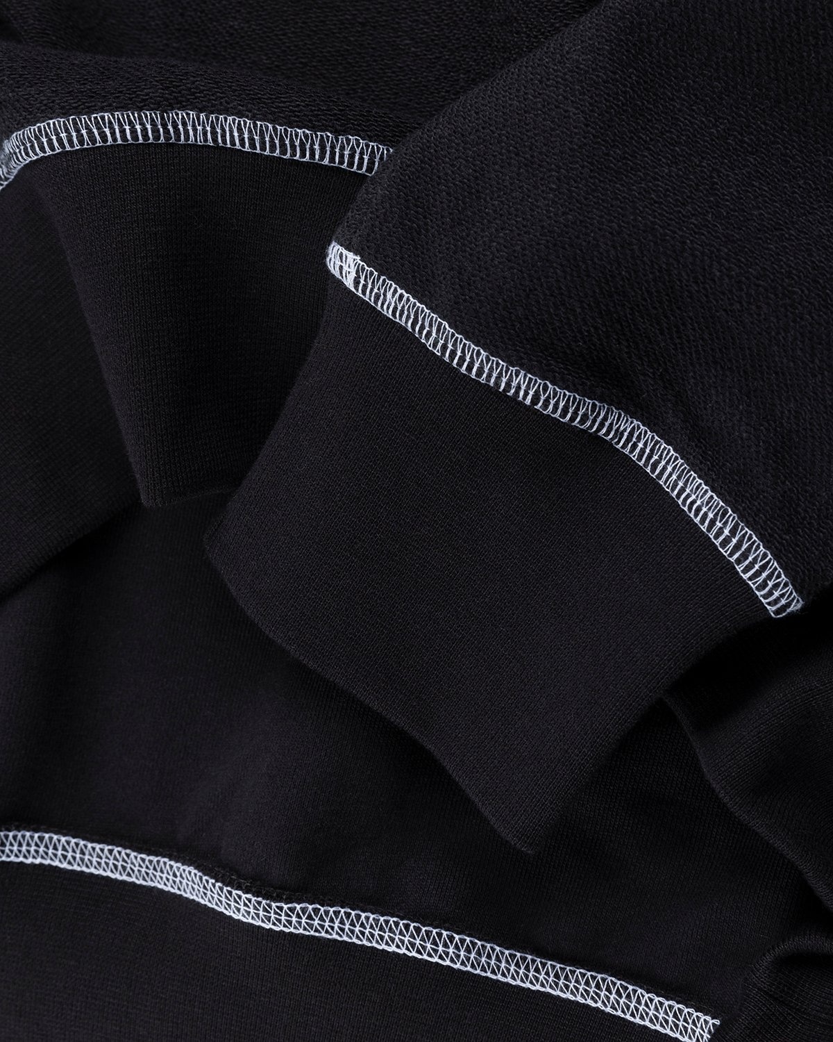 J.W. Anderson – Inside Out Contrast Sweatshirt Black - Sweats - Black - Image 5