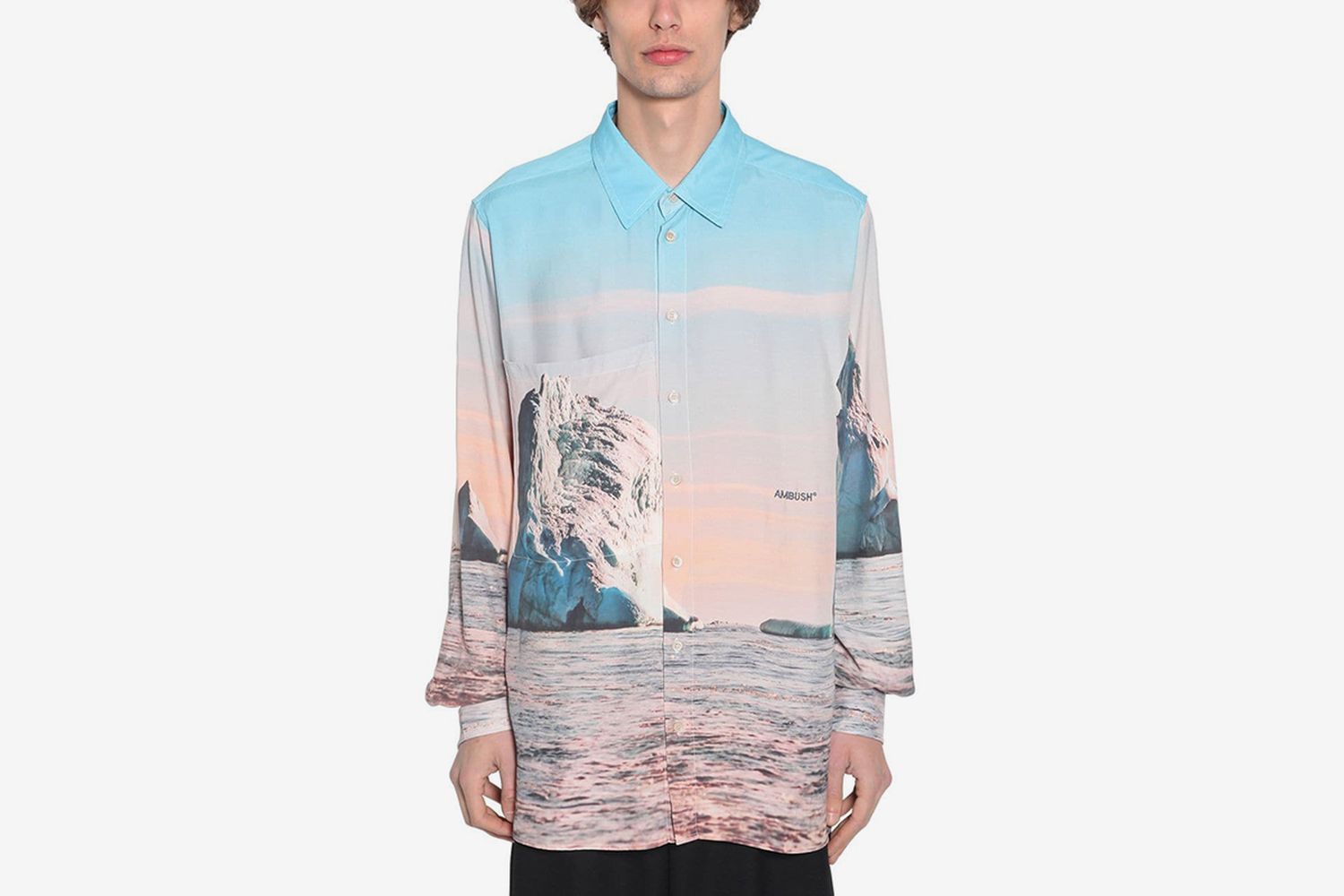 Iceberg Printed Rayon Shirt