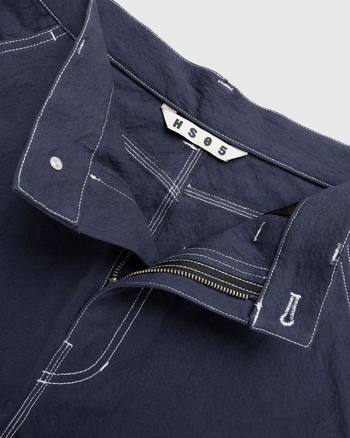 Highsnobiety HS05 – Sun Dried Canvas Carpenter Pants Navy - Pants - Blue - Image 6