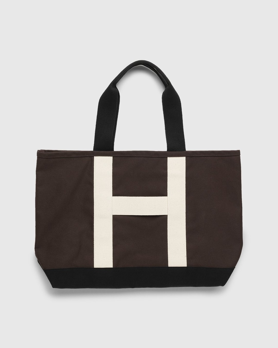 Highsnobiety – Large Staples Tote Bag Brown - Tote Bags - Brown - Image 1