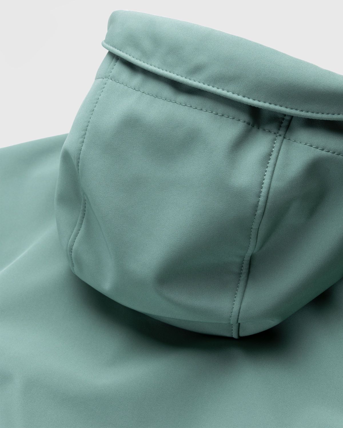 Stone Island – Soft Shell Hooded Jacket Sage - Jackets - Green - Image 4