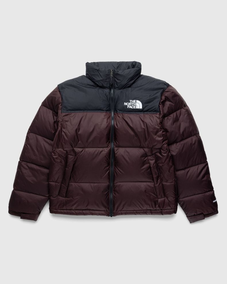 1996 Retro Nuptse Jacket Coal Brown/TNF Black