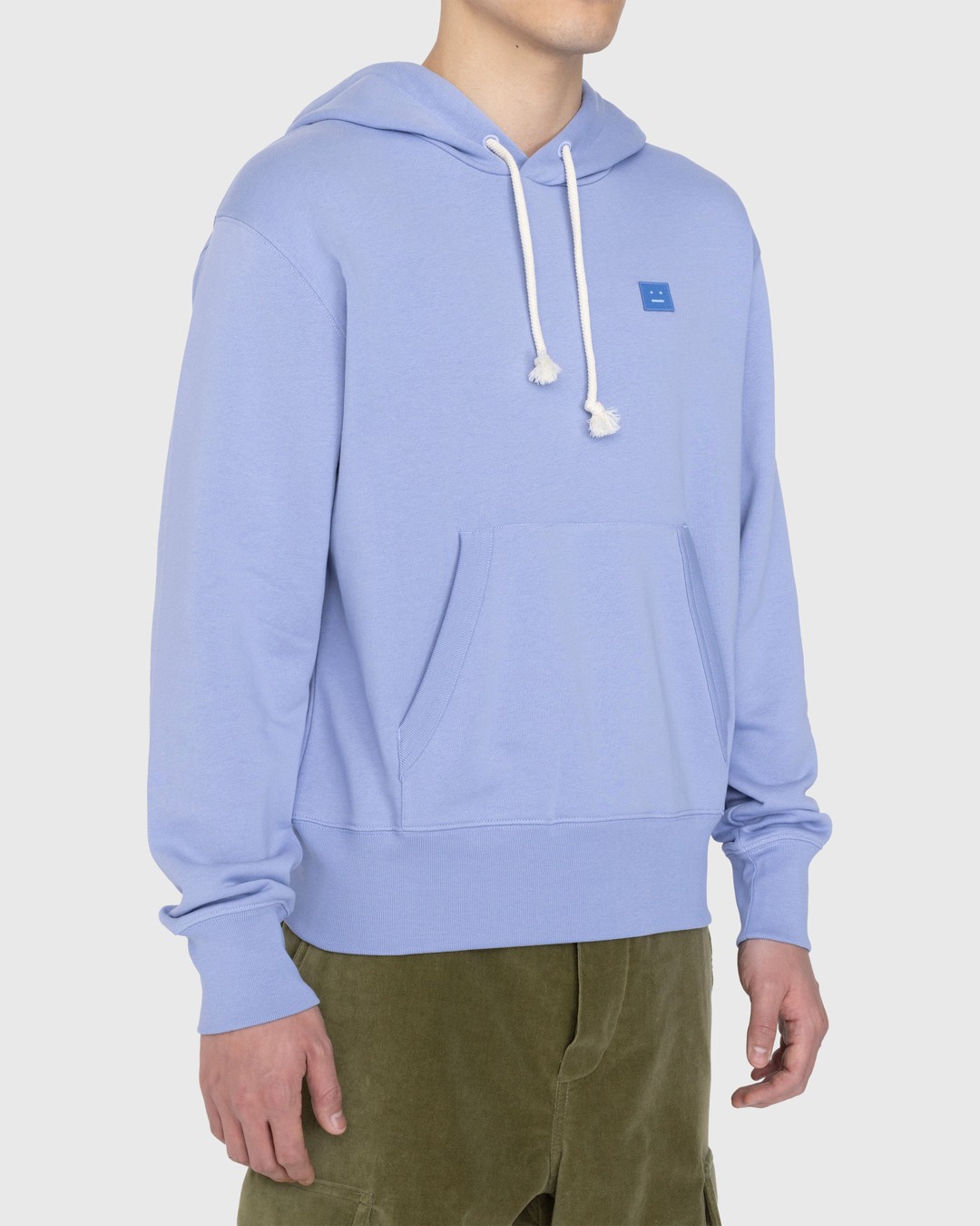 Acne Studios – Organic Cotton Hooded Sweatshirt Purple - Sweats - Purple - Image 3