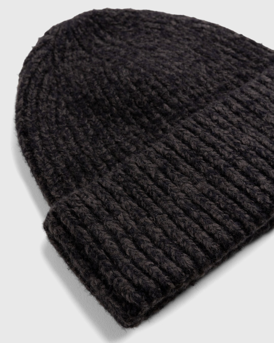 Acne Studios – Ribbed Wool Beanie Grey - Hats - Grey - Image 3