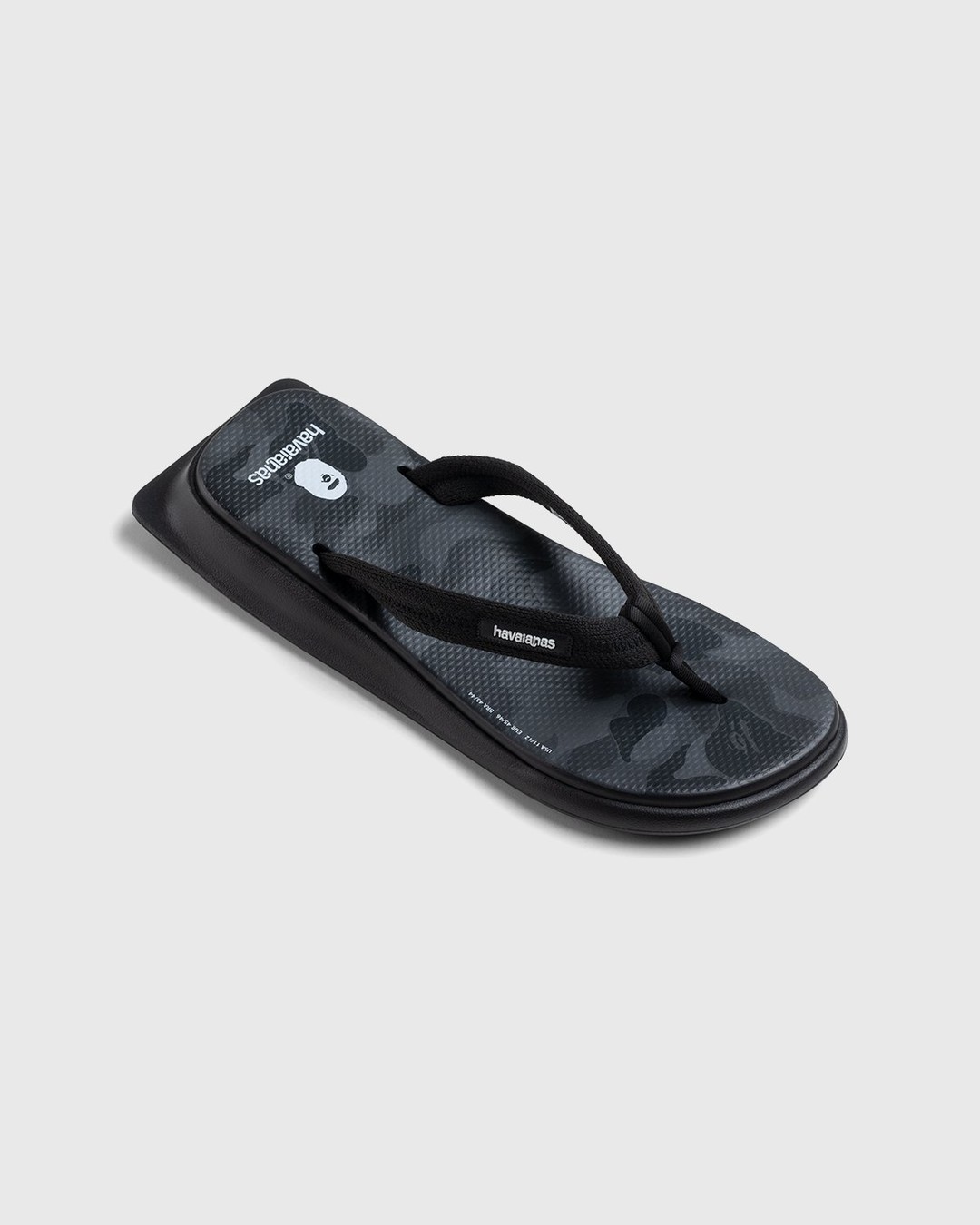 BAPE – Tradi Zori Steel Grey - Slides - Black - Image 2