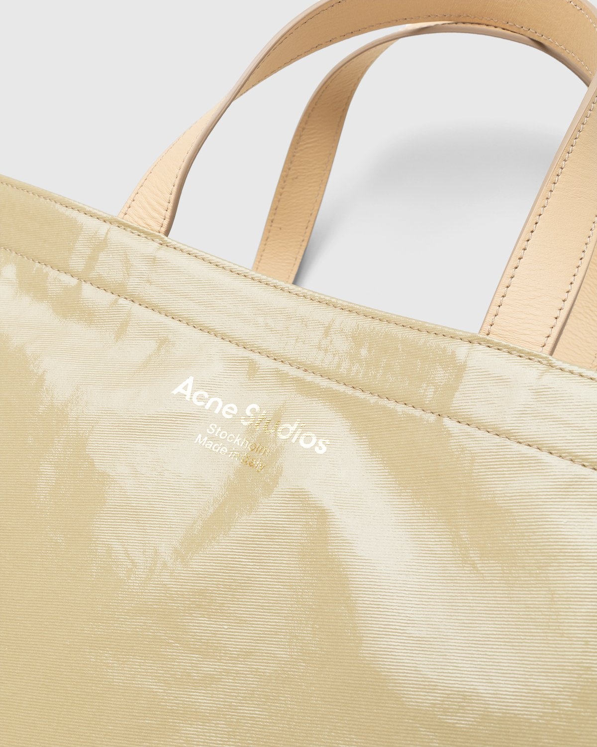 Acne Studios – Tote Bag Beige - Bags - Black - Image 3
