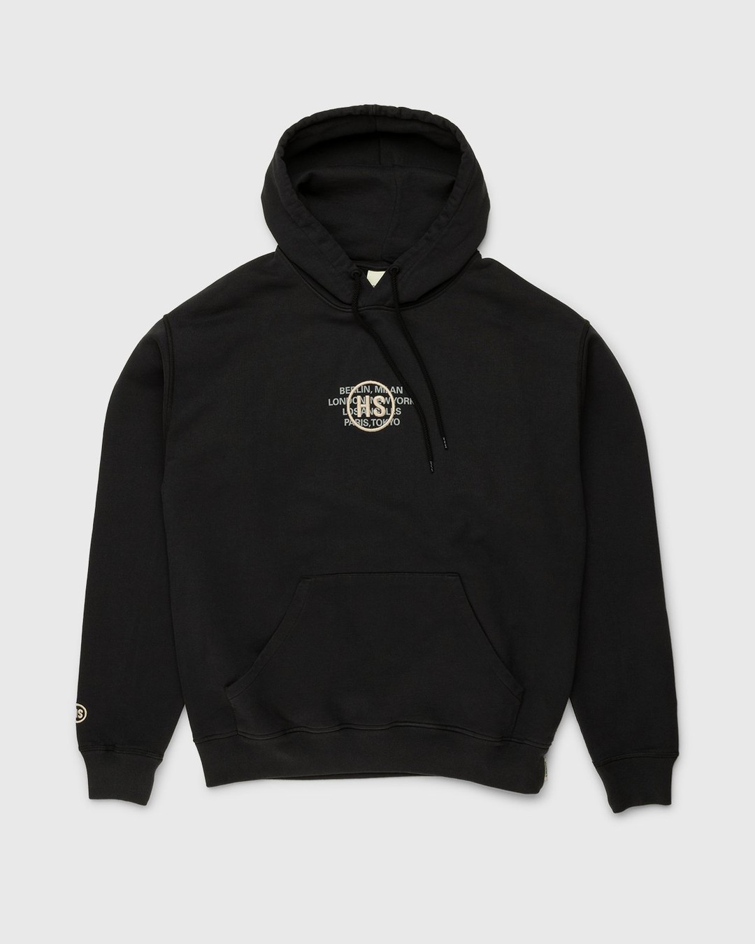 Highsnobiety – Logo Hoodie Black - Sweats - Black - Image 1