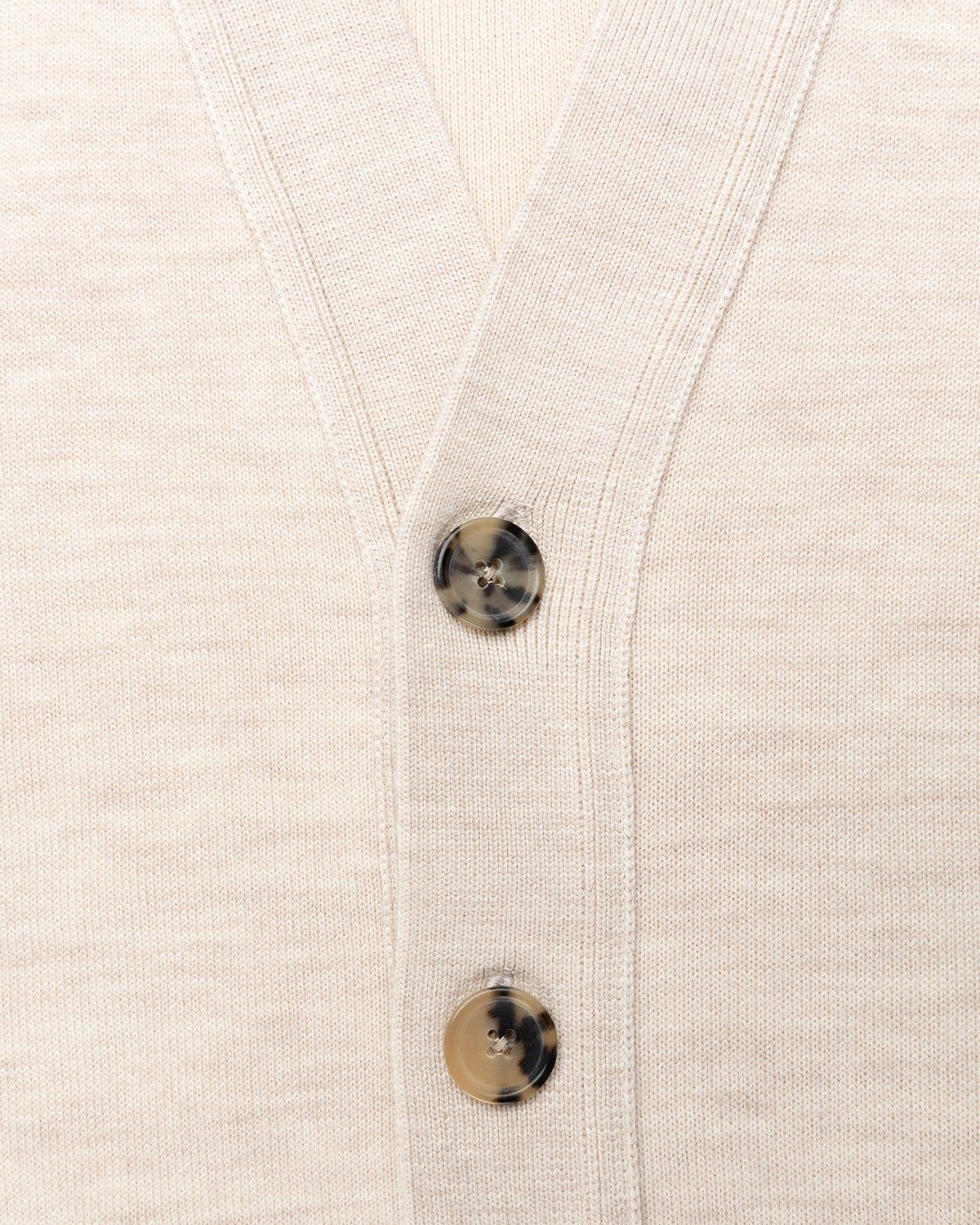Acne Studios – Cardigan Beige - Knitwear - Beige - Image 4