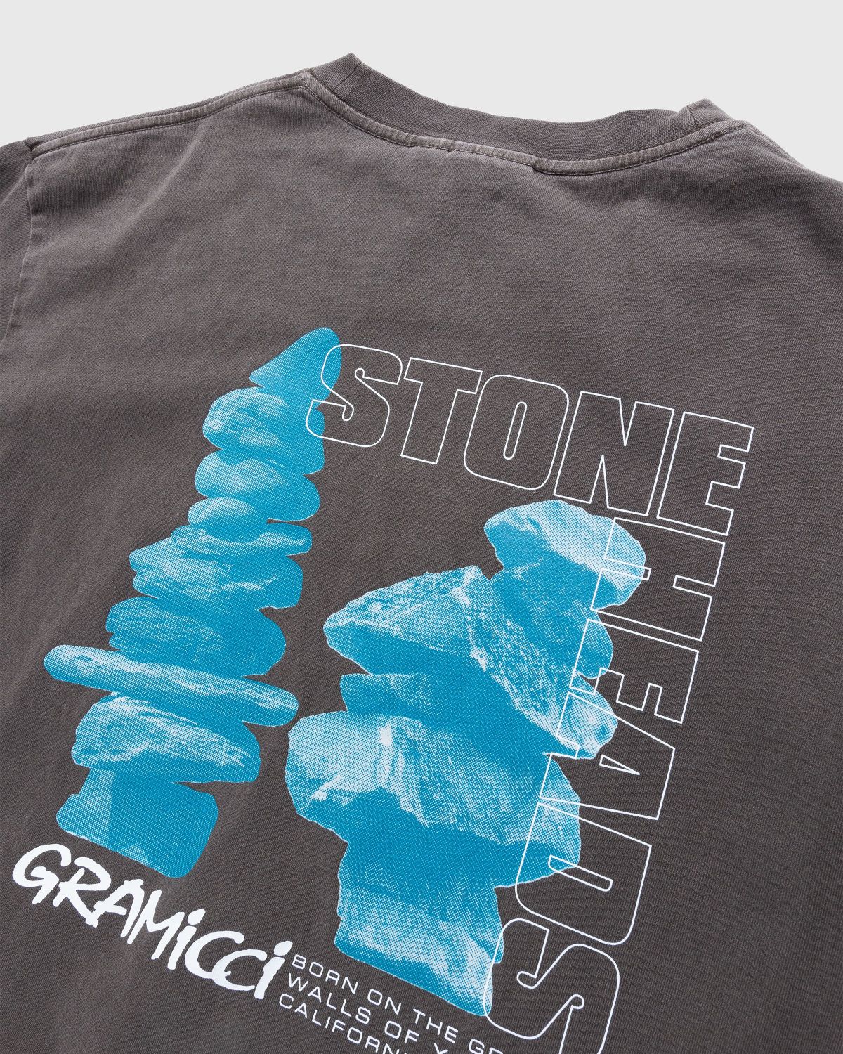 Gramicci – Stoneheads Longsleeve Tee Brown Pigment - Longsleeves - Brown - Image 3