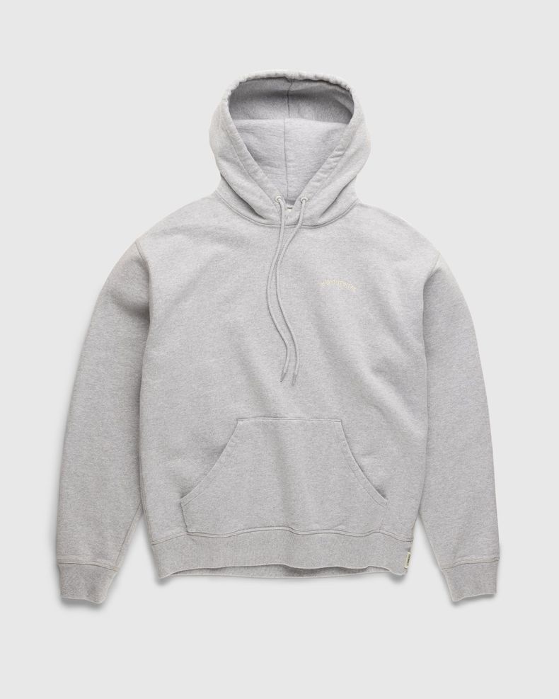 Highsnobiety – Logo Fleece Staples Hoodie Heather Grey