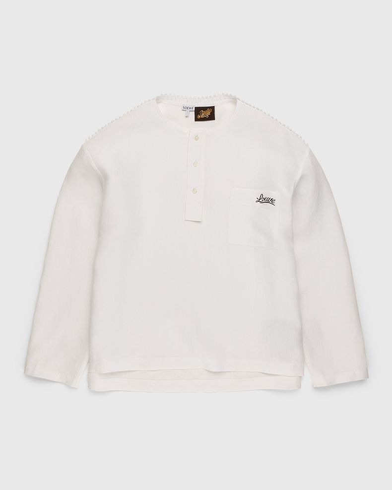 Loewe – Paula's Ibiza Buttoned Pullover Shirt White