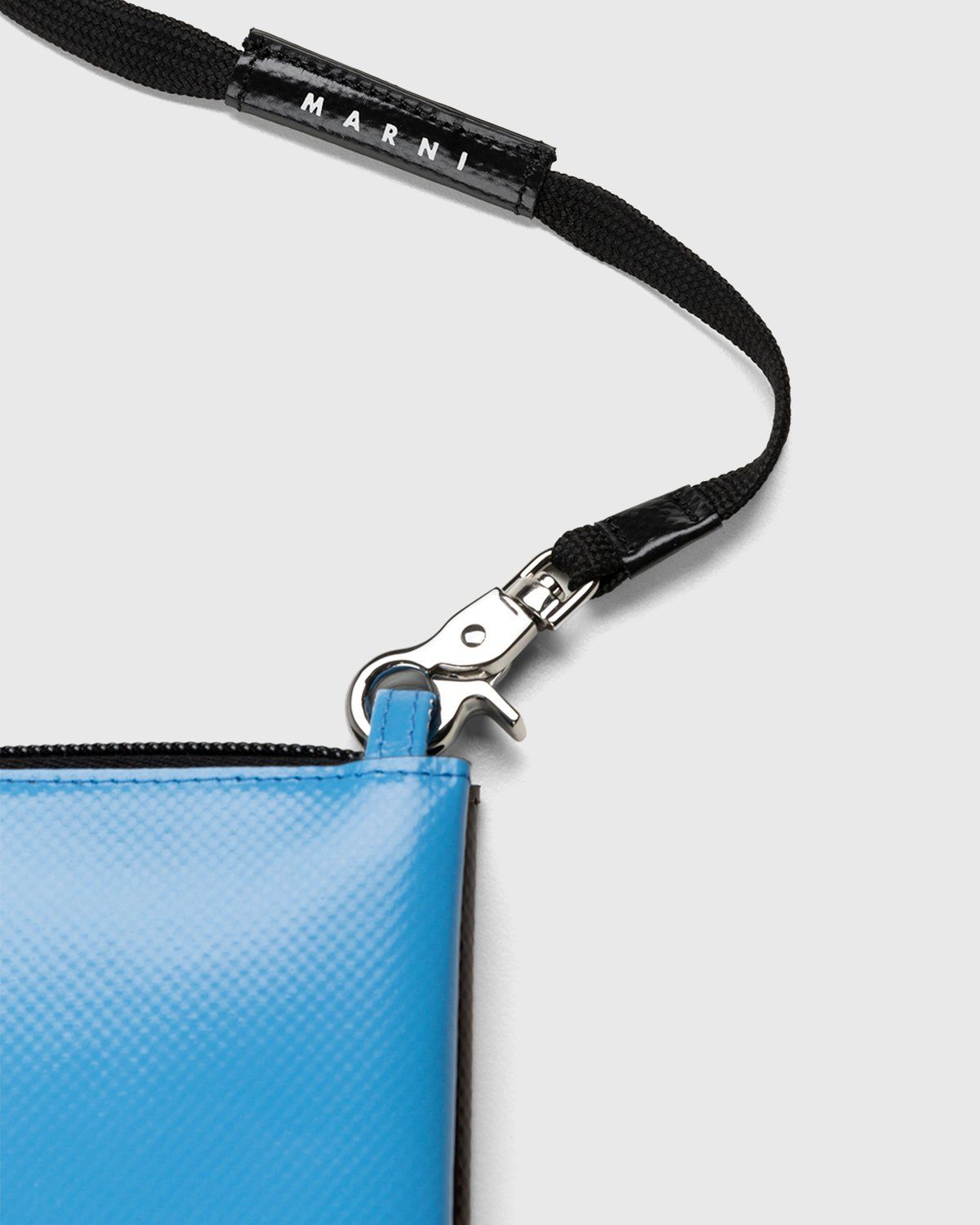 Marni – PVC Tribeca Crossbody Bag Blue Brown - Bags - Blue - Image 4