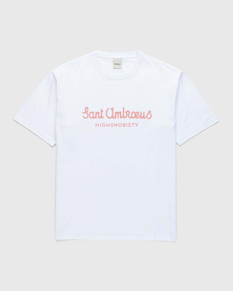 Highsnobiety x Sant Ambroeus – T-Shirt White 