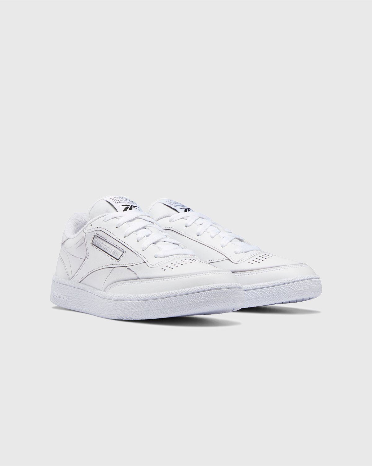 Maison Margiela x Reebok – Club C Trompe L’Oeil White - Sneakers - White - Image 2
