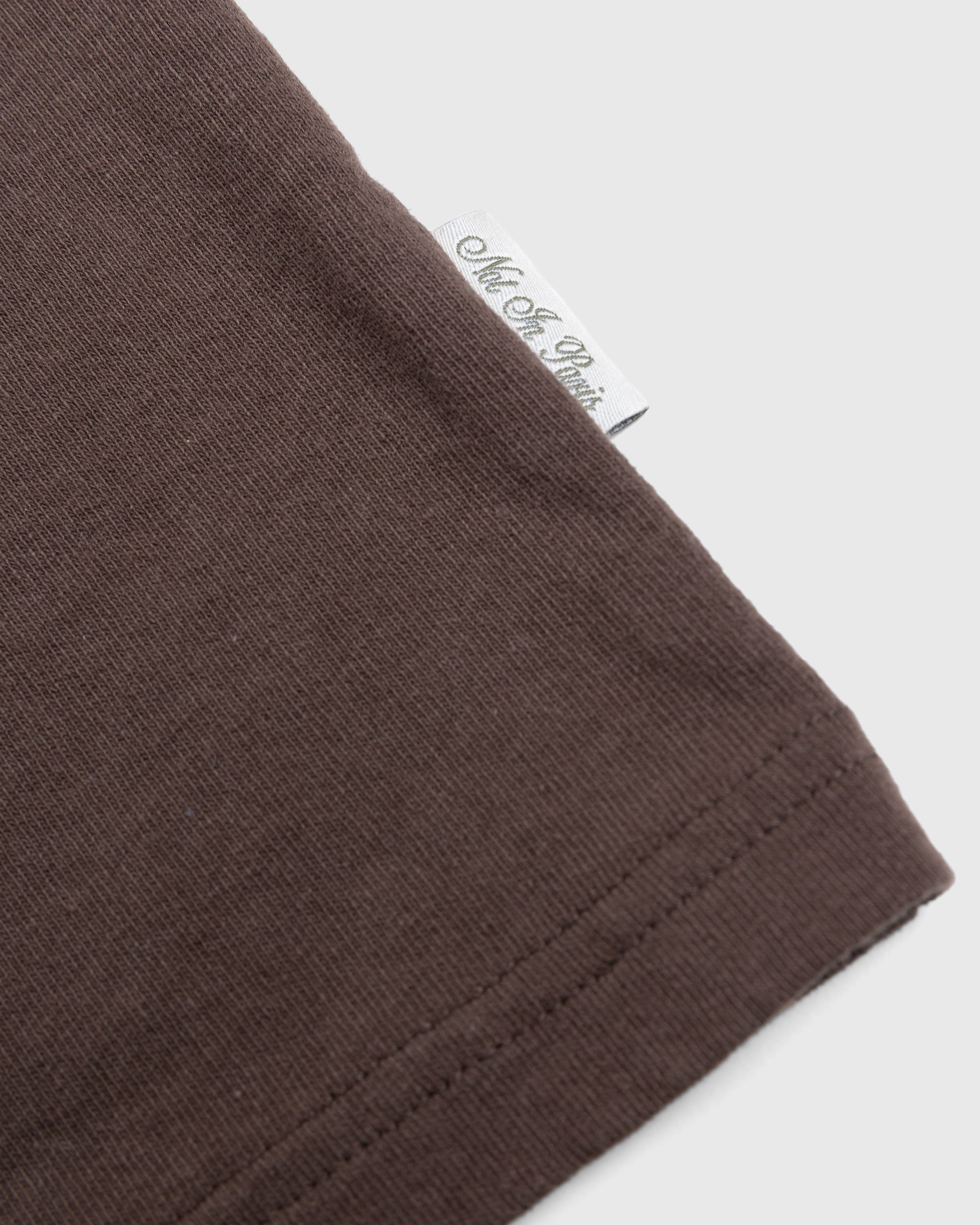 L'As du Fallafel x Highsnobiety – Short Sleeve T-Shirt Brown - T-shirts - Brown - Image 7