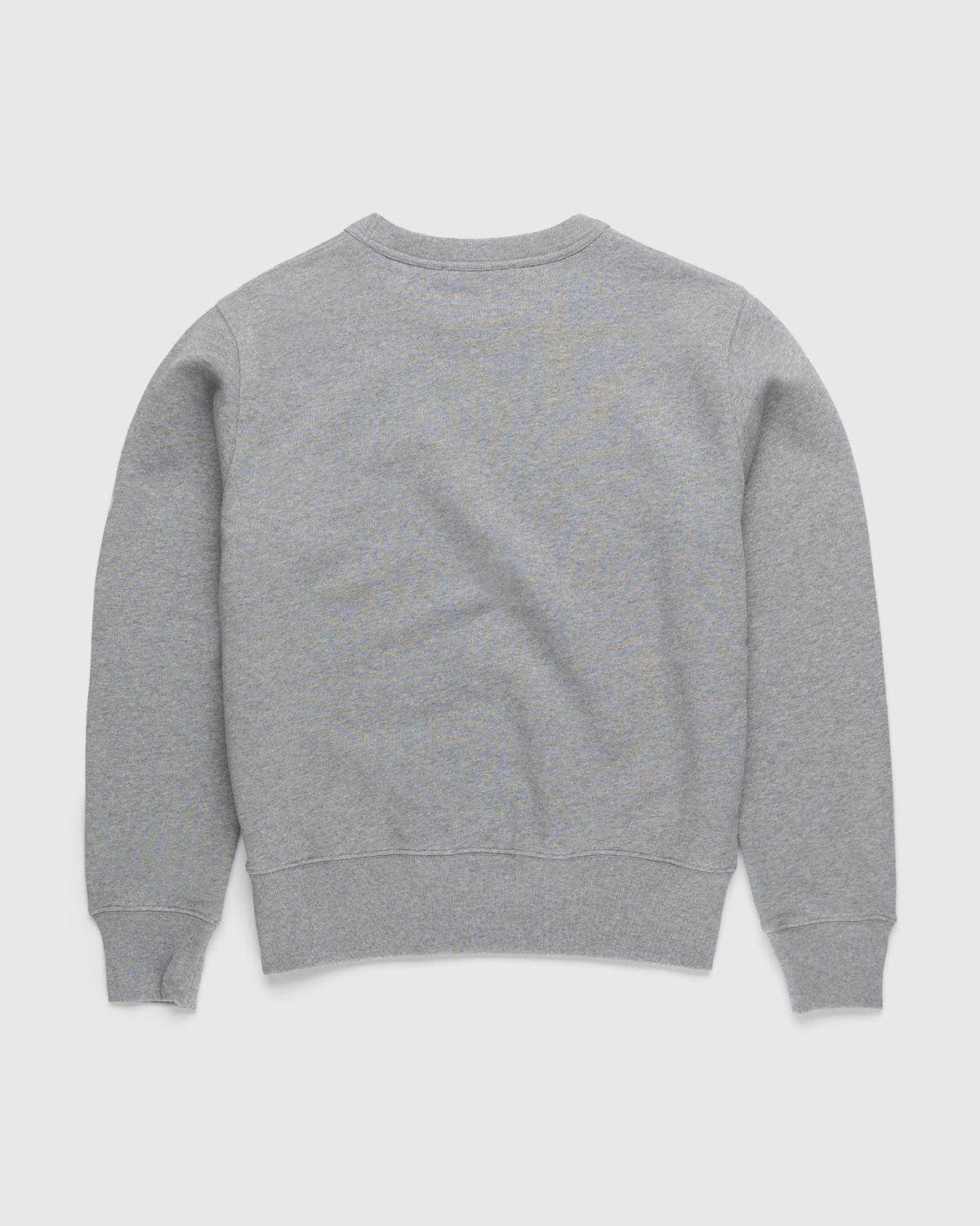 Acne Studios Organic Cotton Crewneck Sweatshirt Light Grey