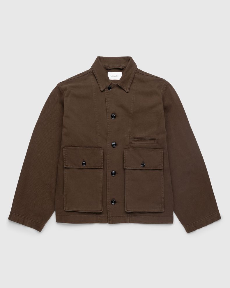 Lemaire – Boxy Jacket Dark Brown