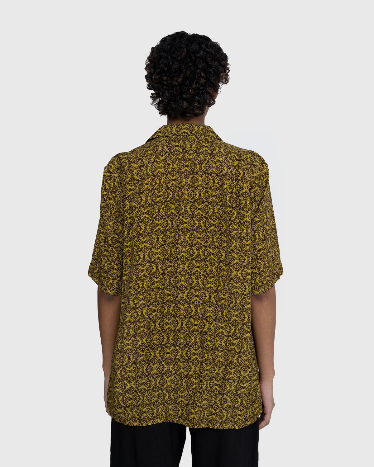 Dries van Noten – Carltone Shirt Yellow - Shortsleeve Shirts - Yellow - Image 3