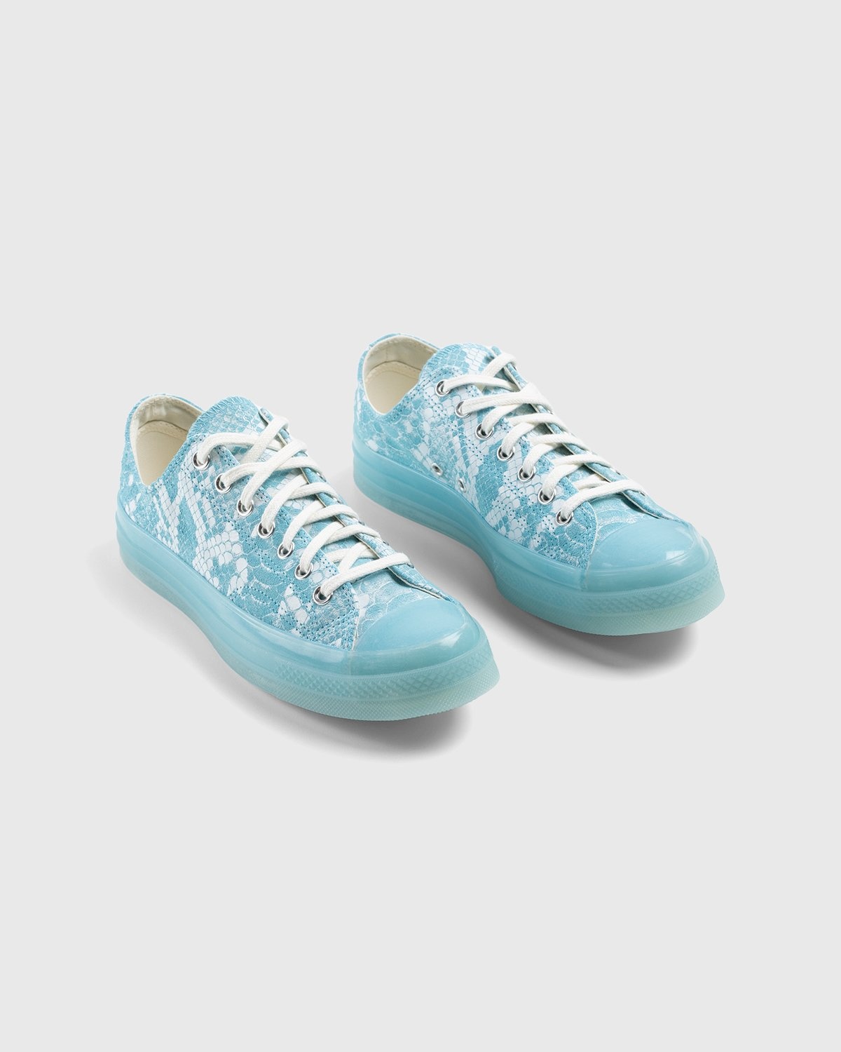 Converse x GOLF WANG – Chuck 70 Ox Python Vintage White Blue Topaz - Low Top Sneakers - Blue - Image 3