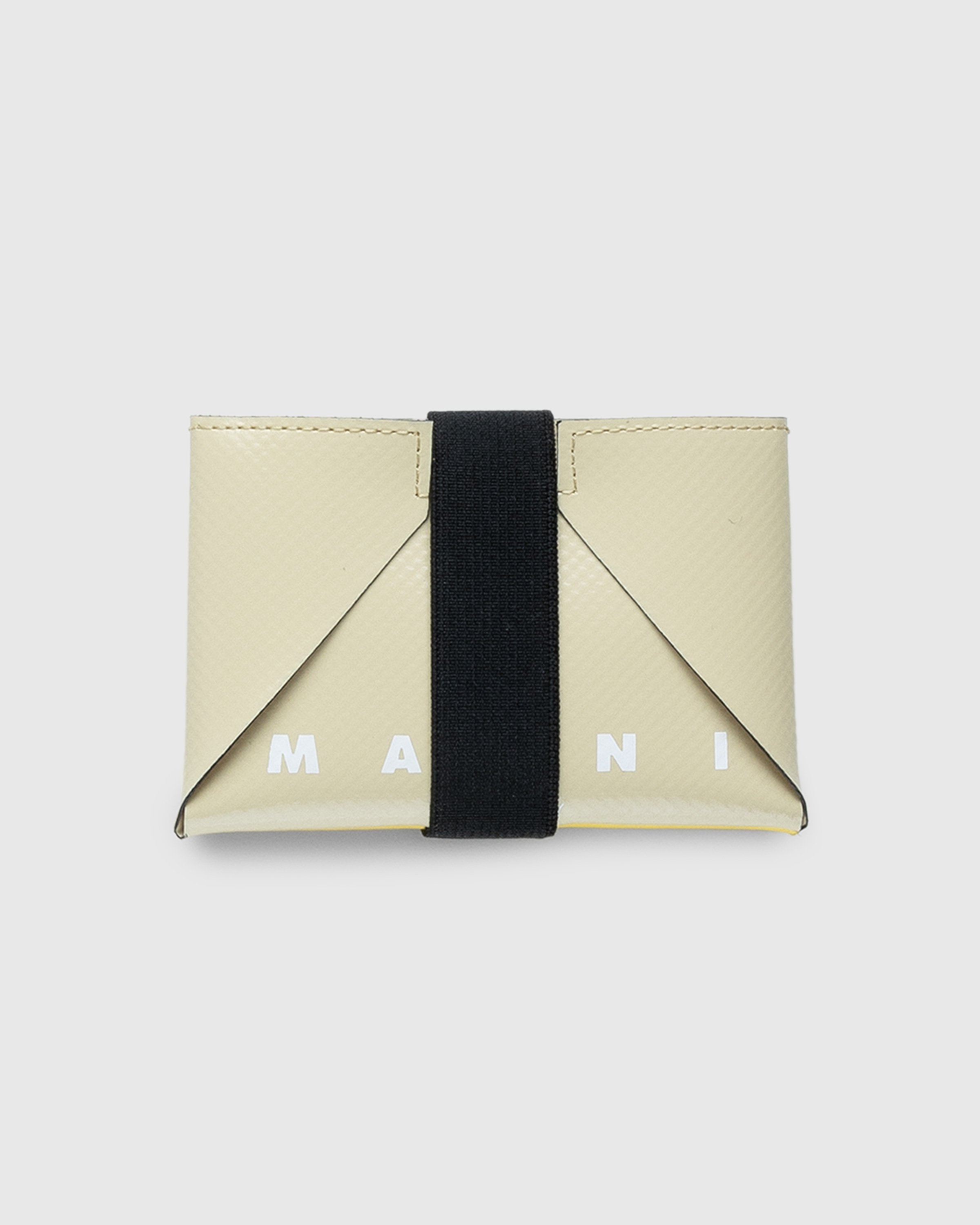 Marni – Origami Card Holder Beige - Wallets - Beige - Image 1