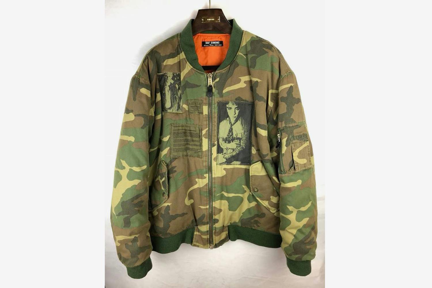 grailed raf simons riot riot bomber 47k