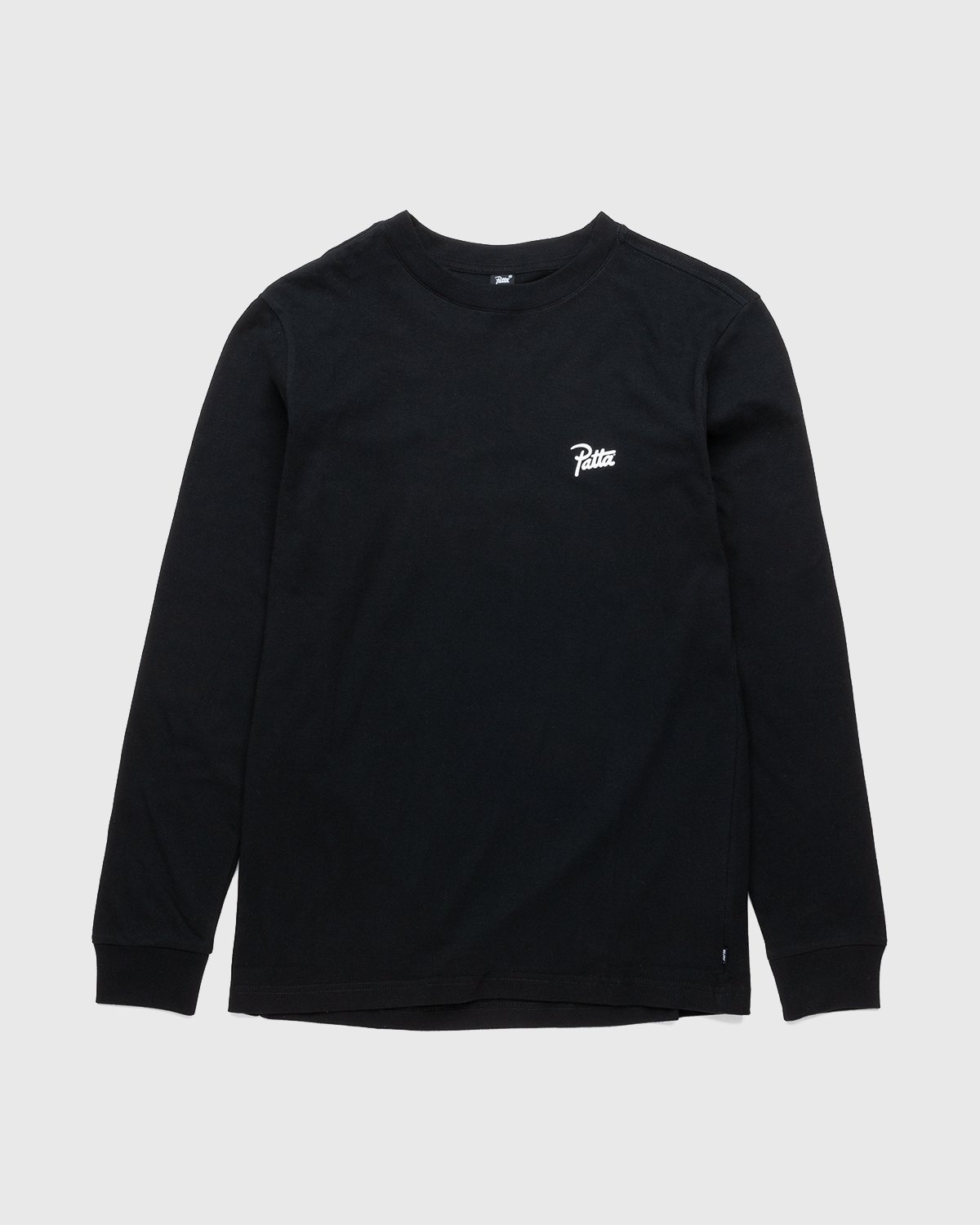 Patta – Basic Longsleeve Black - Longsleeves - Black - Image 1