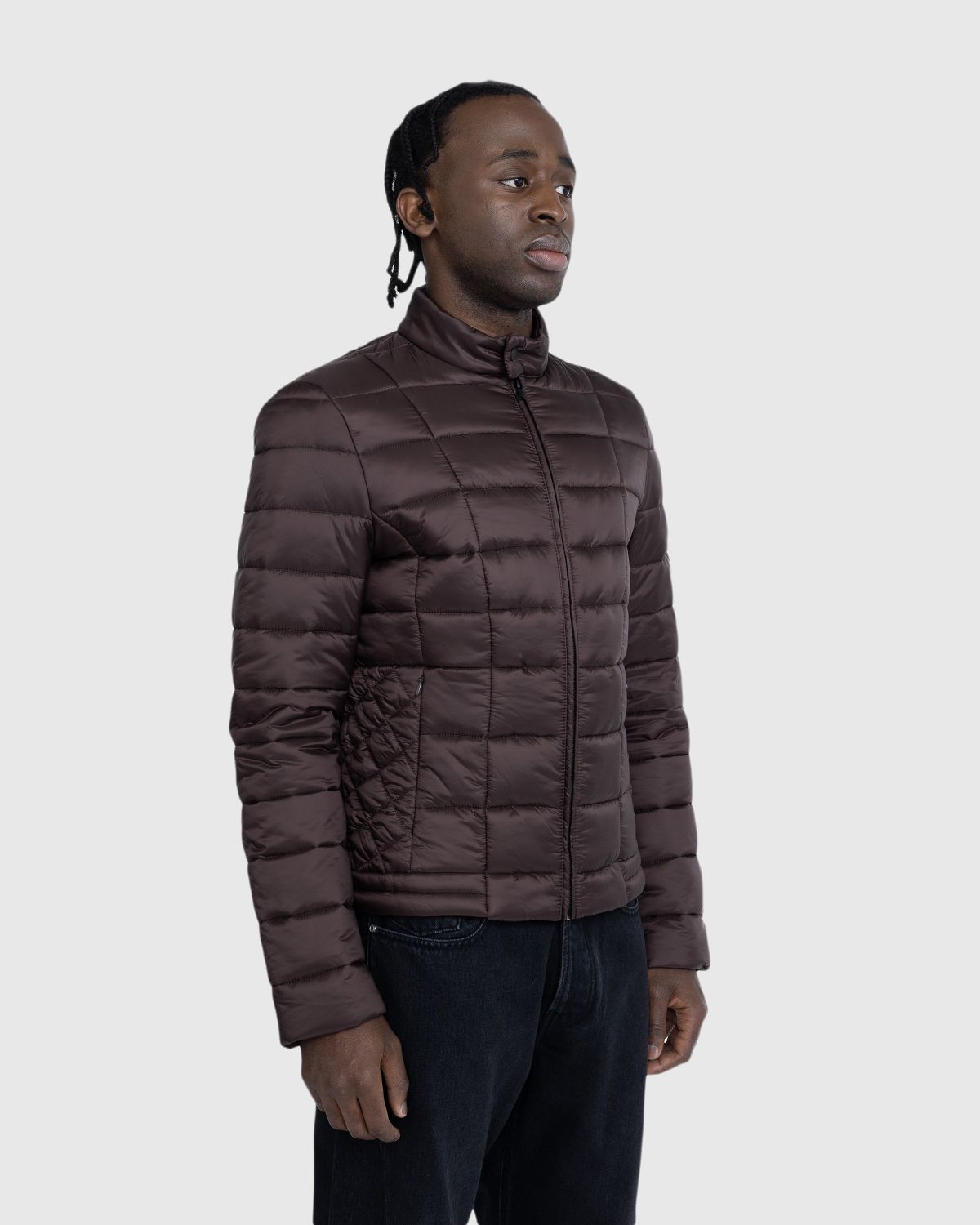 Trussardi – Quilted Jacket Matt Nylon - Outerwear - Green - Image 4
