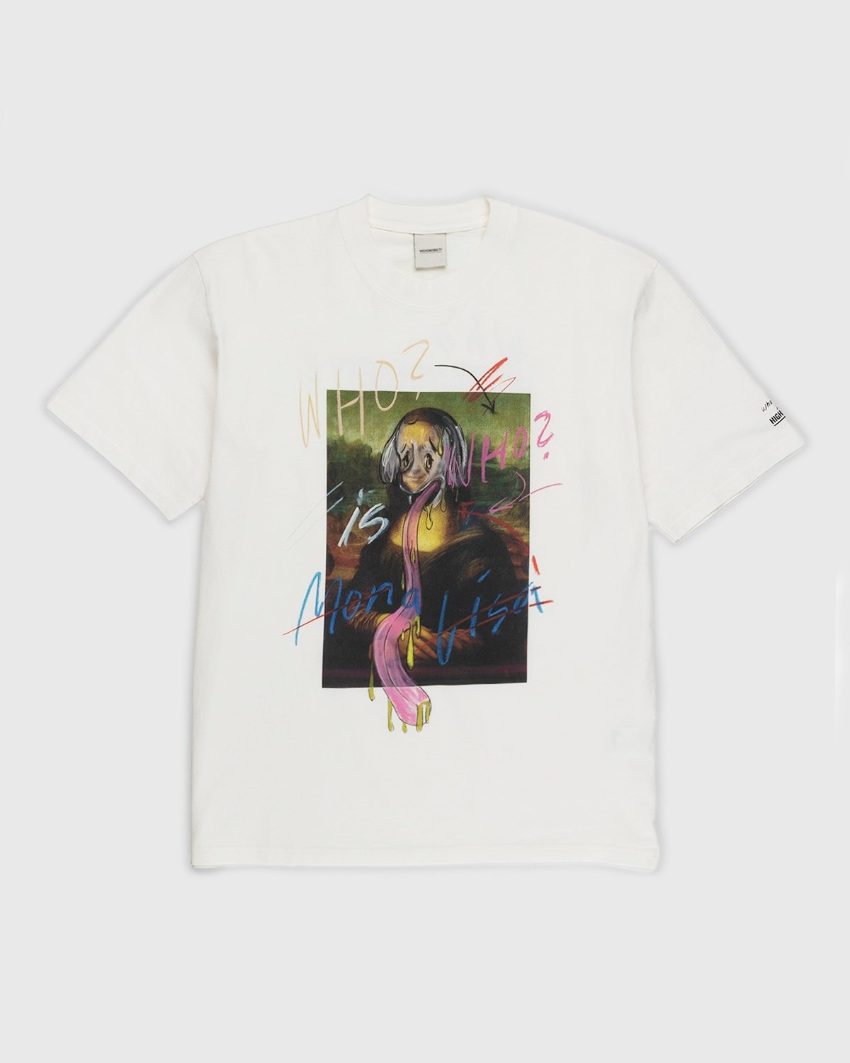 Simon Fujiwara x Highsnobiety – Mona Lisa T-Shirt White - T-shirts - White - Image 1