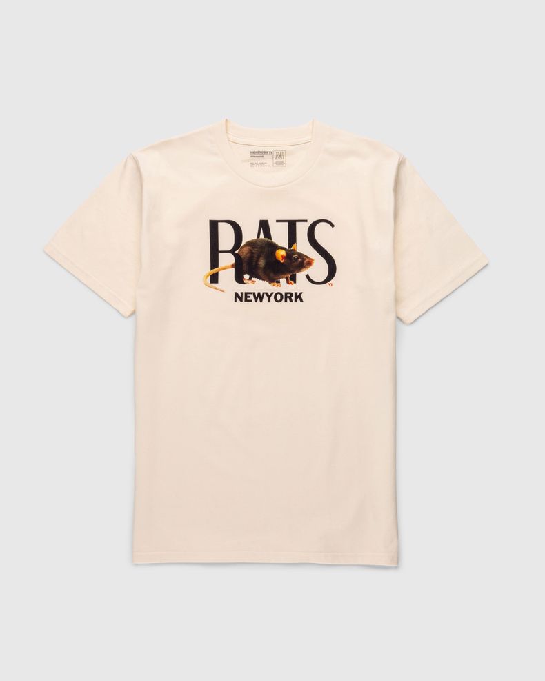 At The Moment x Highsnobiety – New York Rats T-Shirt Off-White