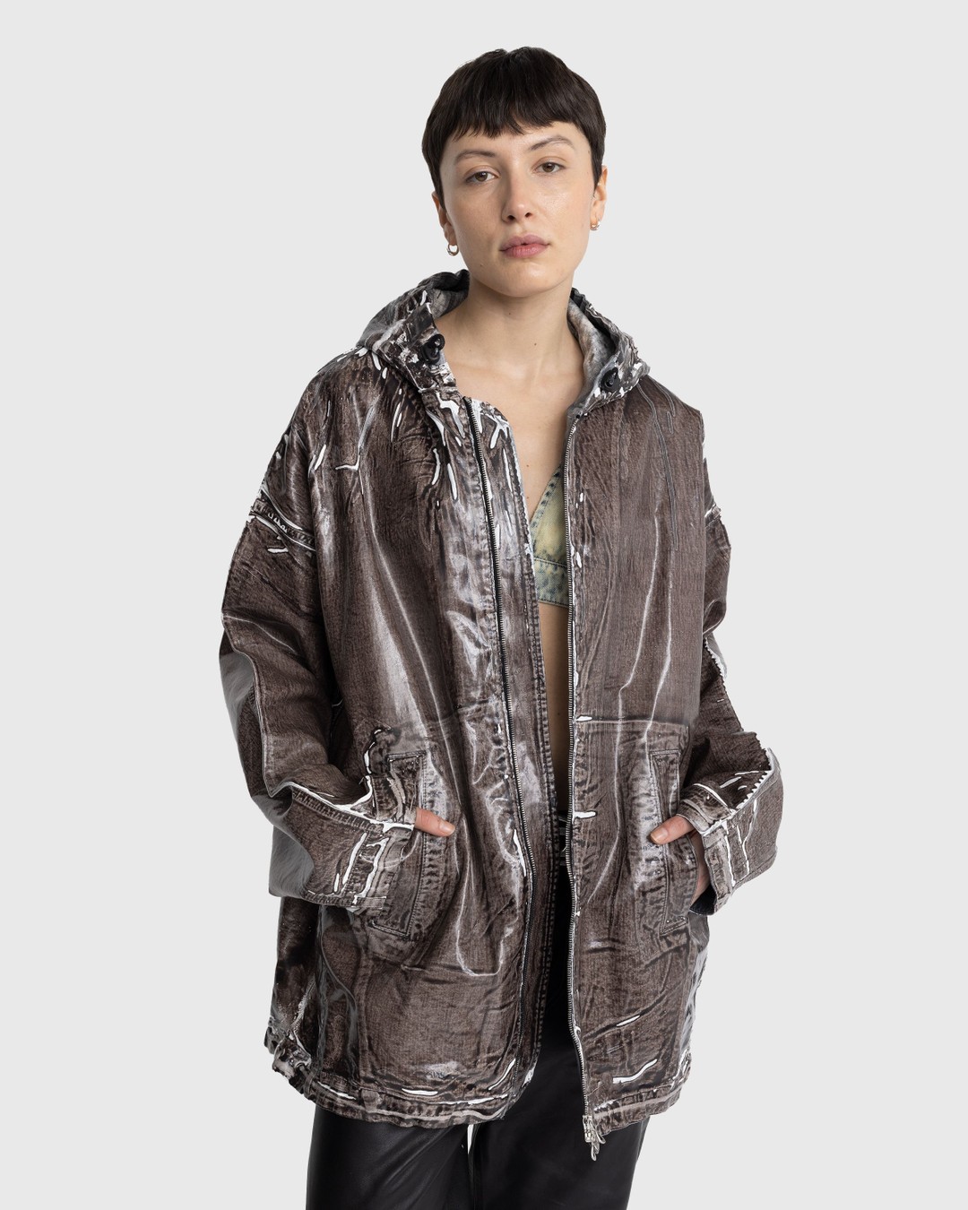 Diesel shop silver jacket