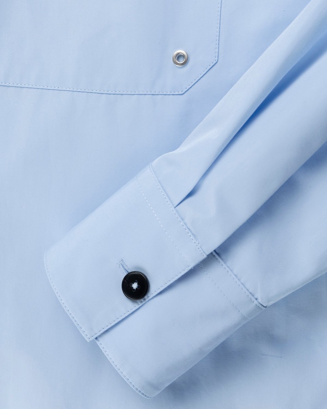 Jil Sander – Oversized Button-Down Shirt Light Pastel Blue - Longsleeve Shirts - Blue - Image 6