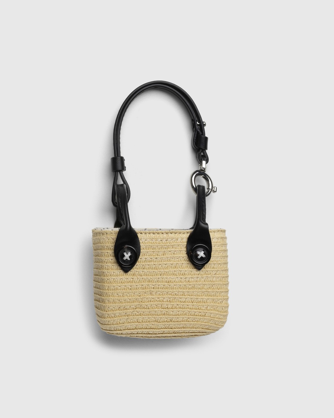 Maison Margiela – Raffia Tote Bag Natural/White - Bags - Beige - Image 2