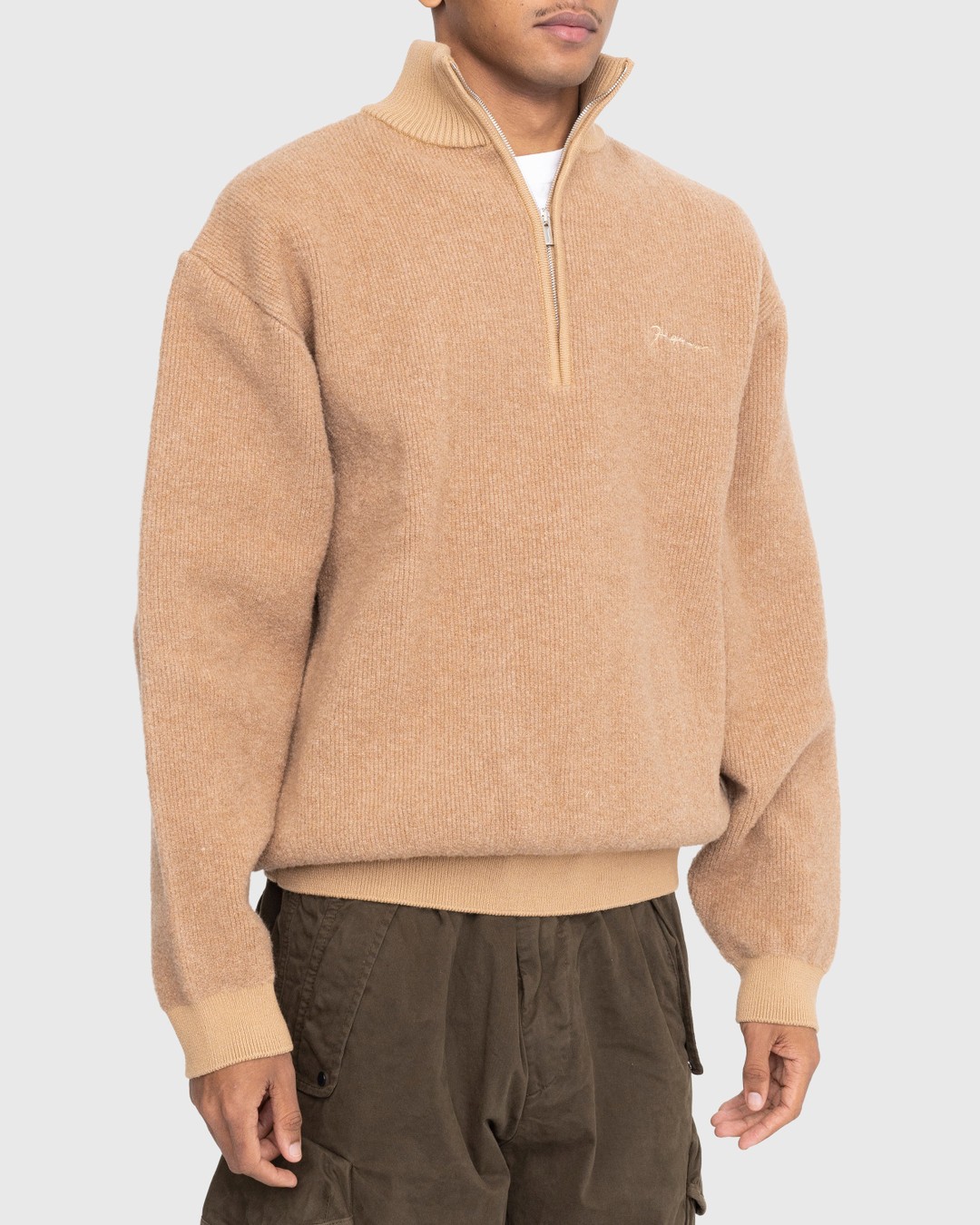 JACQUEMUS – La Maille Berger Beige - Knitwear - Beige - Image 5