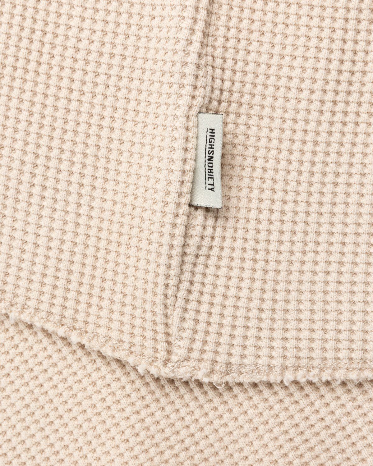 Highsnobiety – Thermal Staples Long Sleeve Off White - Sweatshirts - Beige - Image 5